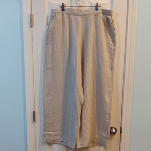 Gudrun Sjoden Tan Linen Pants